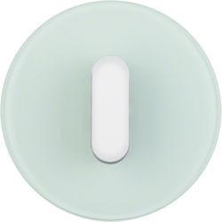 1001208300 - R.classic - tecla rotativa, Vidro branco BERKER EAN:4011334508373