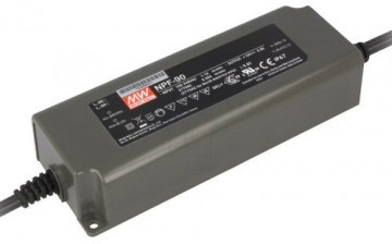 201266.190 - Fonte de Alimentação Estanque Mean Well 12Vdc 90W IP67 NPF - Quant. fornecida = 1 un