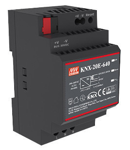 201481.919 - Fonte de alimentação BUS KNX calha DIN Mean Well KNX - Quant. fornecida = 1 un