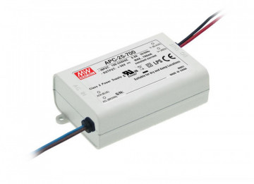202233.1270 - Drive CC Led Mean Well IP42 11-36Vdc 700mA APC-25 - Quant. fornecida = 1 un