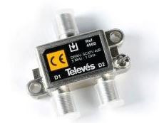 4560 -8424450045602 TELEVES - Derivador Interior (5-1000MHz) 2D "F" 4dB