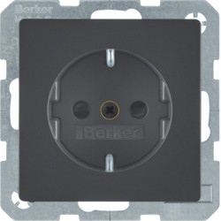 47236086 - Q.x - Schuko c/ obturad., antracite BERKER EAN:4011334380085