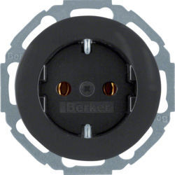 47552045 - R.classic - tom. Schuko obtur, preto BERKER EAN:4011334377054