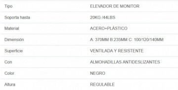 500080002 - Monitorar suporte de metal do riser 8433373037427