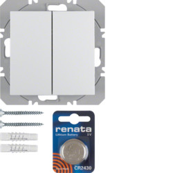 85656289 - S.1/B.3/B.7 - BP duplo KNX RF, branco BERKER EAN:4011334370611
