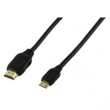 Cabo Mini HDMI - HDMI V1.4 Dourado 1,5 mts