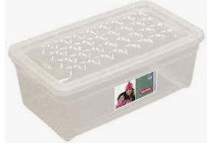 KETER CURVER 162118 Caixa Textil/Zapatos 5,7L P(cm)34 A(cm)11,5 L(cm)19,3