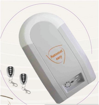 Kit Portas Seccionadas até 18m2 WHITE120 AUTOMAT EASY