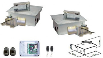 Kit Portões de Batente de enterrar GROUND3 AUTOMAT EASY