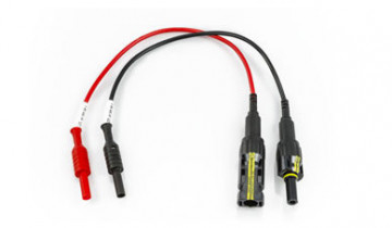 KITPCMC4 - HA000758 - Kit incluindo 2 adaptadores Multi-Contact 4 (banana para conector macho MC4 / banana para conector fêmea MC4) HT ITALIA