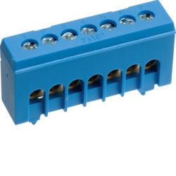 KM07NF - Barr. isolado parafuso neutro 7x16mm² HAGER EAN:3250616002944