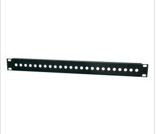 Painel p' Rack 19" 1U (até 24 conectores F)