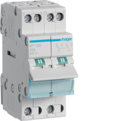 SFT225 - Inversor Modular c/ponto zero, 2P 25A HAGER EAN:3250615510792