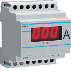 SM401 - Amperímetro digital 0-400/5A HAGER EAN:3250615634016