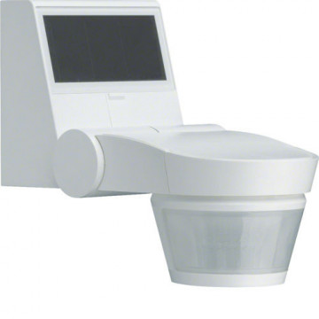 TRE530 - Detector mov. 220º RF KNX solar branco HAGER EAN:3250617573726