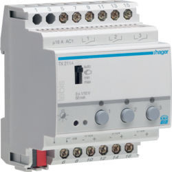 TX211A - Variador 1/10V 3 canais KNX HAGER EAN:3250617574037