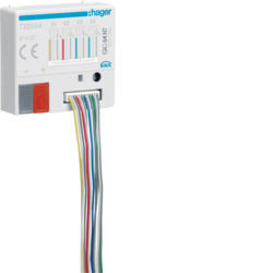 TXB344 - Mód. 4 entr. + 4 saídas Leds KNX HAGER EAN:3250616049055