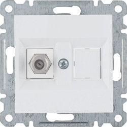 WL3250 - lumina 2 Tomada simples “tipo F”, branco HAGER EAN:8694407001542