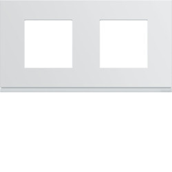 WXP0012 - gallery 2x2M Quadro x2 horiz., branco HAGER EAN:3250617199094