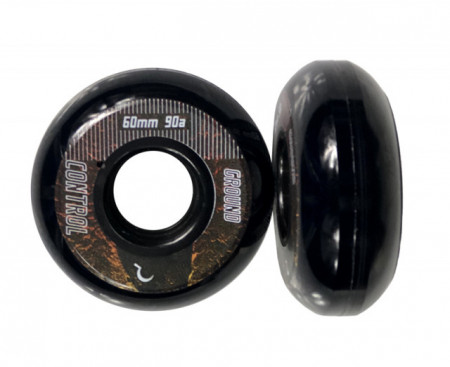 Ground Control Earth City Wheels 60mm 90A Black (4 pack)