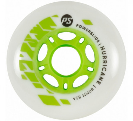 Powerslide Hurricane 80mm/85A Green Core - unit