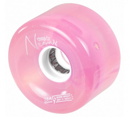 Chaya Led Wheels - Neon Pink - 65*38m/78a, 4-Pack