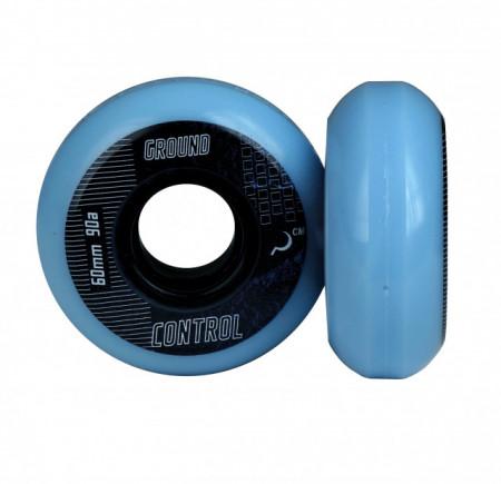 Ground Control Earth City Wheels 60mm 90A Blue (4 pack)