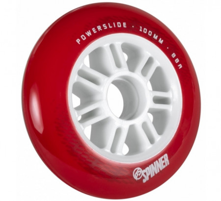 Powerslide Spinner Wheels 100mm/88A - Red