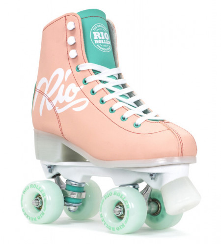 Rio Roller Script - Peach/Green