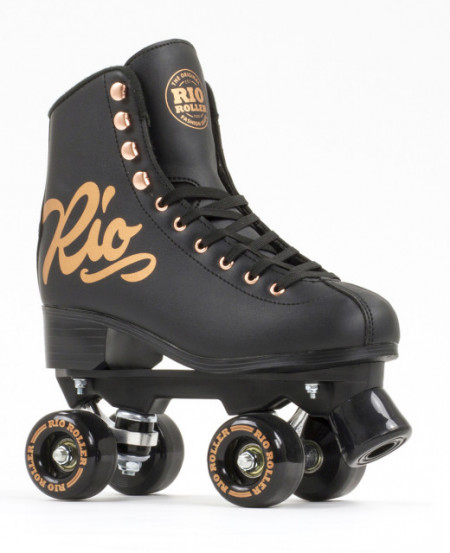 Rio Roller Rose Quad Skates - Black