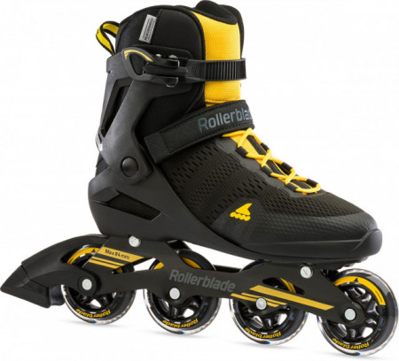 Rollerblade Spark 80 Preto/Amarelo Açafrão