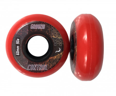 Ground Control Earth City Wheels 60mm 90A red (4 pack)