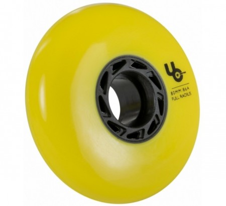 UNDERCOVER Team 80mm/86a, full Radius, yellow, 4-Pack