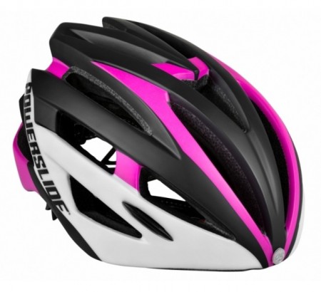 Powerslide Capacete Race Attack - Branco/Rosa