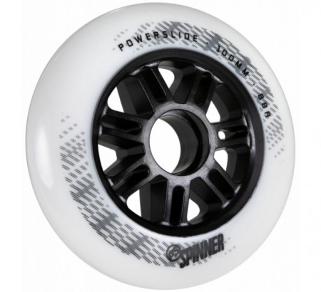 Powerslide Spinner Wheels 100mm/88A - White