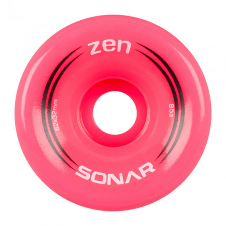 Sonar Zen 62mm/85A - Outdoor Wheels - Pink - Pack 4un