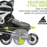 Rollerblade Fury Black/White