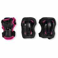 Rollerblade Skate Gear Junior W 3-Pack Preto/Rosa