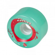 Chaya Big Softies 65mm/78A Clear Teal, 4-Pack