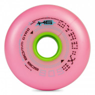 GYRO Wheels Slalom XG 80mm/87A - Pink - Unid.