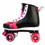 KRF Quad Roller Street - Preto/Rosa