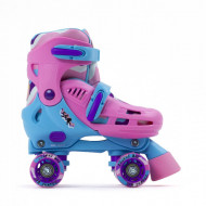 SFR Hurricane III Pink/Blue- Patins Ajustáveis