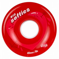 Chaya Big Softies 65mm/78A Clear Red, 4-Pack