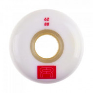 FR The Rec Street Wheels - 62mm / 88A - White - 4-pack