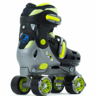 SFR Hurricane III Black/Yellow - Patins Ajustáveis