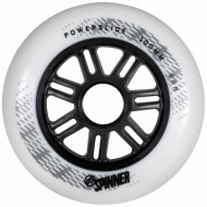 Powerslide Spinner Wheels 100mm/88A - White