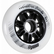 Powerslide Spinner Wheels 100mm/88A - White