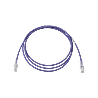SIEMON - MC6-07-08B - Patch Cord MC6 Modular Cat6 UTP CM/LS0H 7ft Color Violeta Versión Bulk (Sin Empaque Individual)