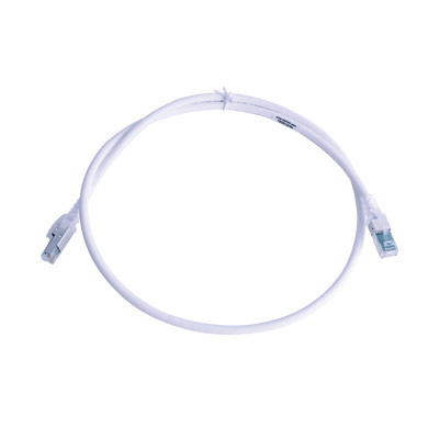 SIEMON - ZM6A-S03-02B - Patch Cord Z-MAX Cat6A S/FTP CM/LS0H 3ft Color Blanco Versión Bulk (Sin Empaque Individual)