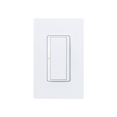 LUTRON ELECTRONICS - MRF2S8SDVWH - Switch interruptor on/off 8A iluminacion 1/10HP fan @120V 120-277 V no requiere cable neutro.